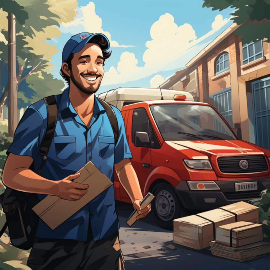 Dostawa kurierem, zwrot