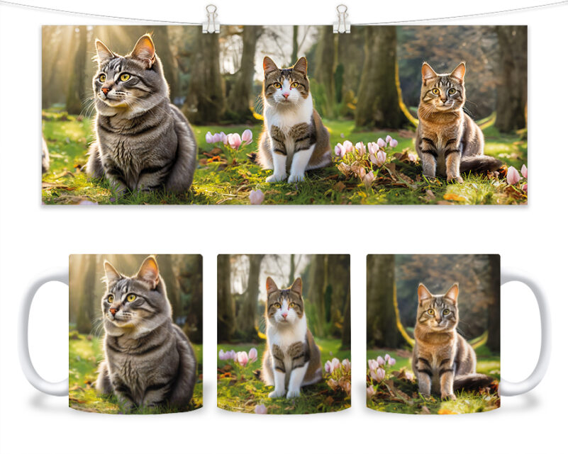 Kubek - Różne koty