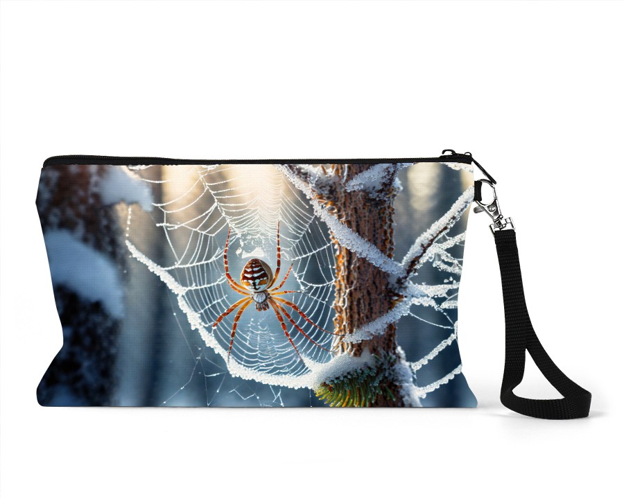 Panel klienta, pająk, zima