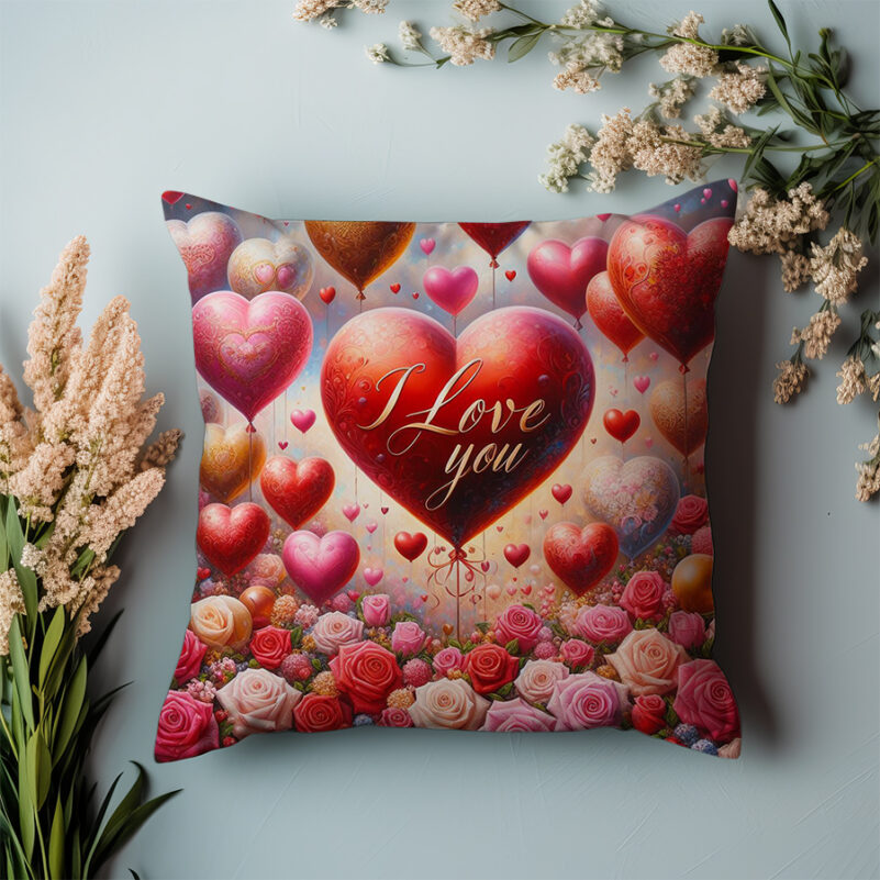 Poduszka walentynkowa