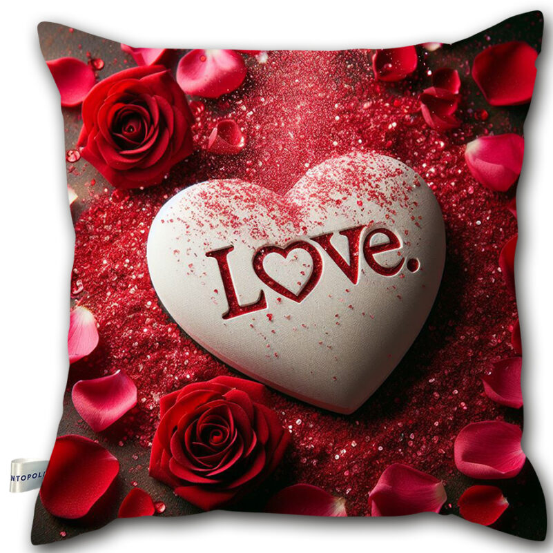 Poduszka na walentynki
