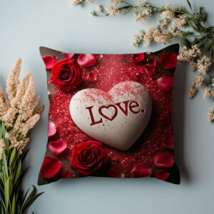 Poduszka na walentynki