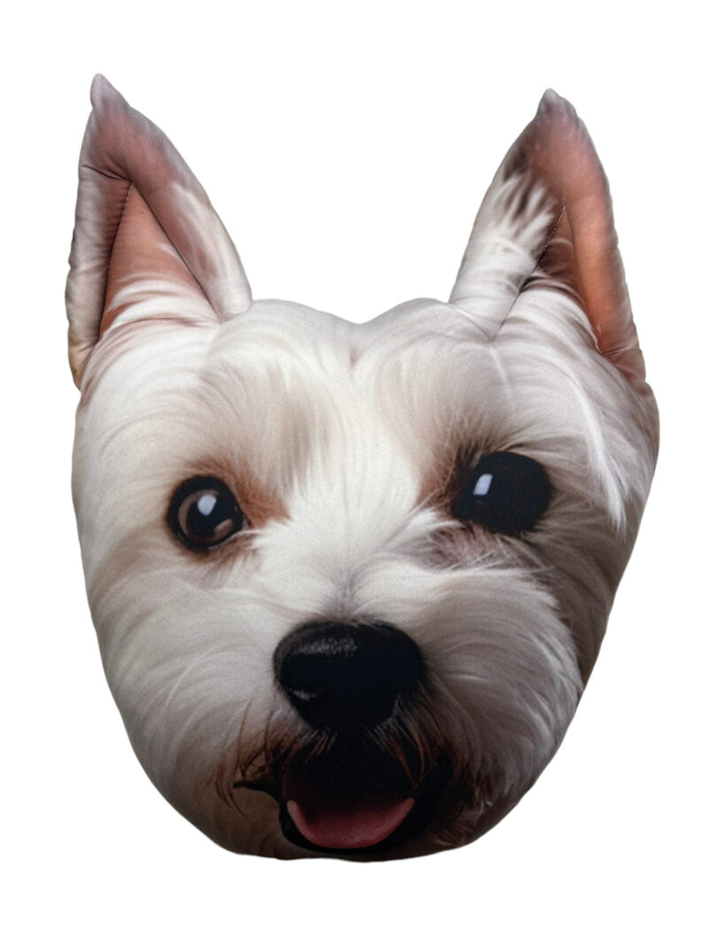 Westie Poduszka 3D