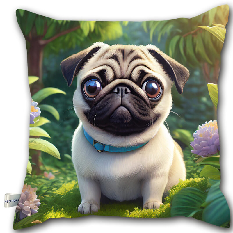 Poduszka - Mops słodki