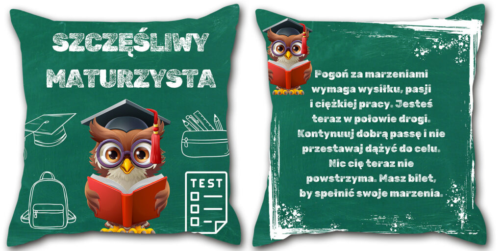 Poduszka - Szczęśliwy Maturzysta
