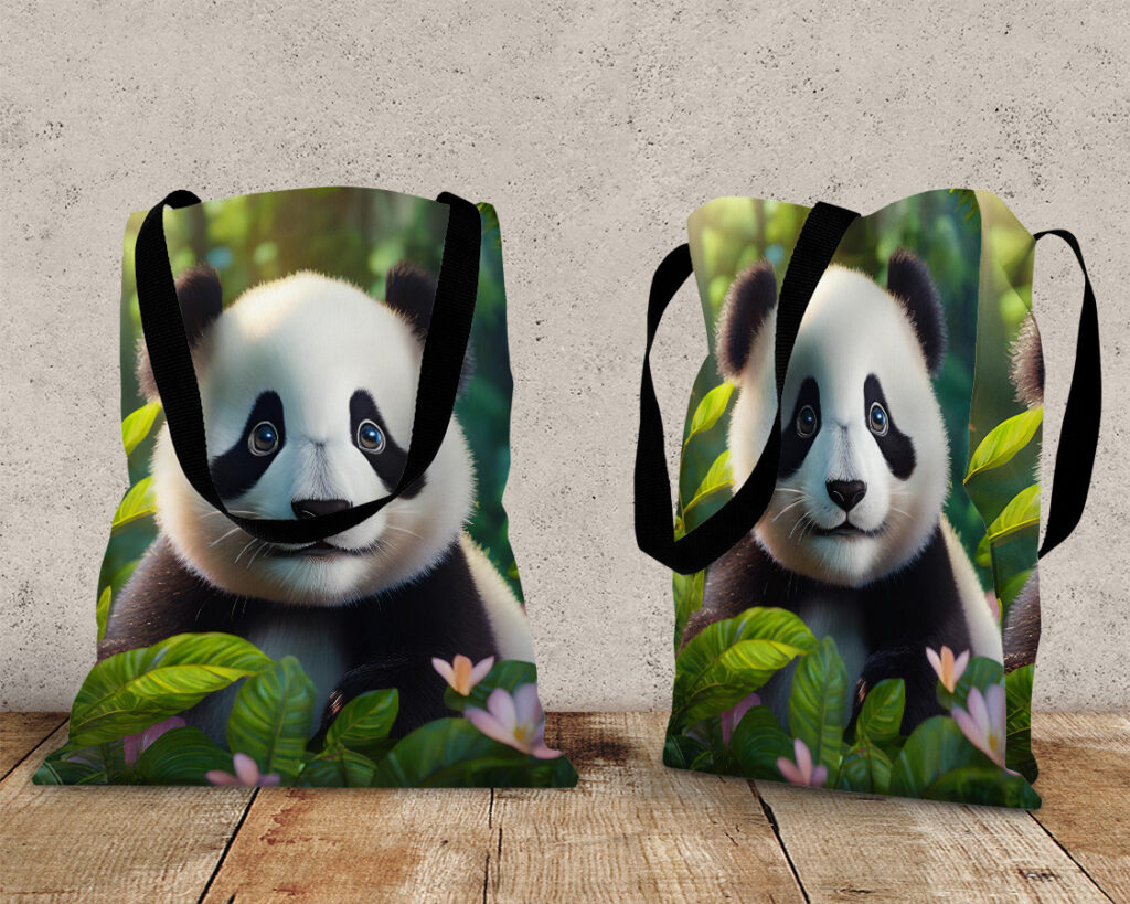 Torba zakupowa - Słodka Panda 1