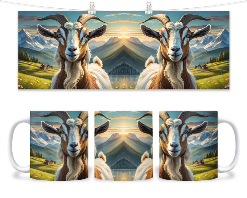 Kubek - 118 - Głowa kozy