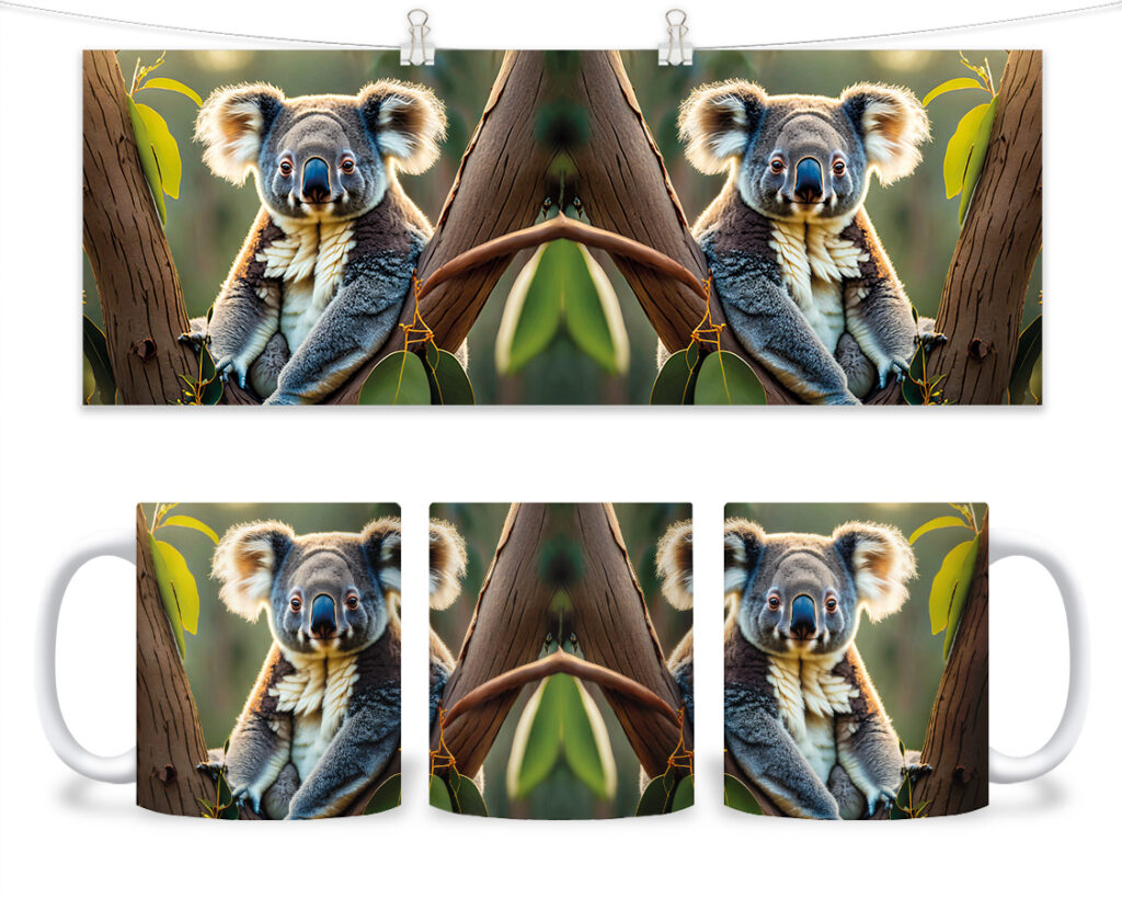 Kubek - 124 - Koala na drzewie