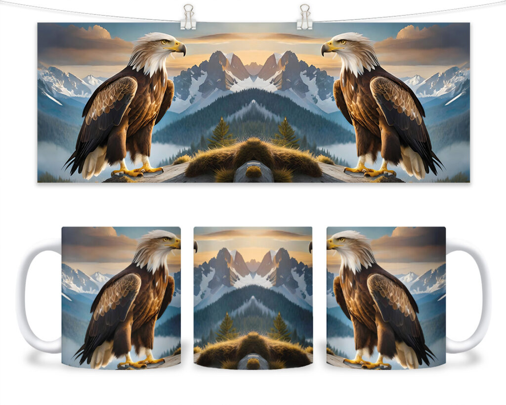 Kubek - 131 - Orzeł bielik siedzi