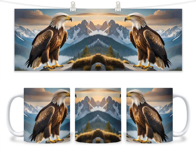 Kubek - 131 - Orzeł bielik siedzi