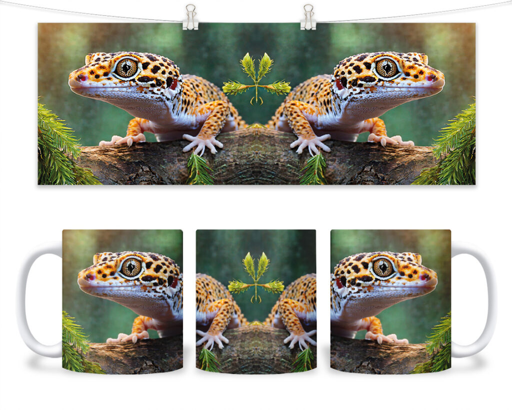 Kubek - 190 - Gekon lamparci