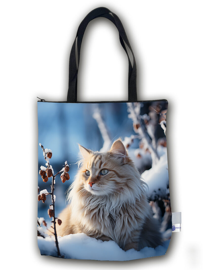 TP01 - Torba PREMIUM - Biały kot