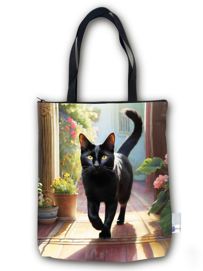 TP05 - Torba PREMIUM - Czarny kot w pokoju
