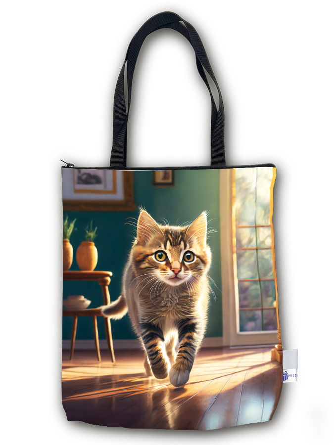 TP06 - Torba PREMIUM - Brązowy kot w pokoju