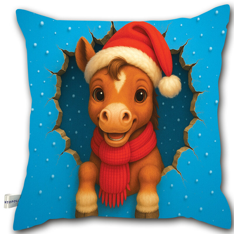 Święta Bożego Narodzenia - Poduszka - Konik