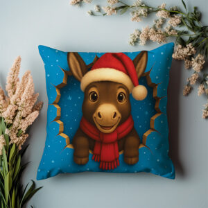 Święta Bożego Narodzenia - Poduszka - Osioł