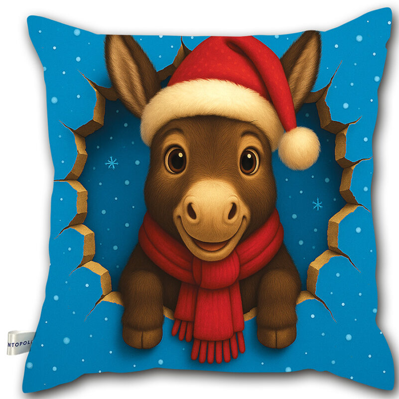 Święta Bożego Narodzenia - Poduszka - Osioł