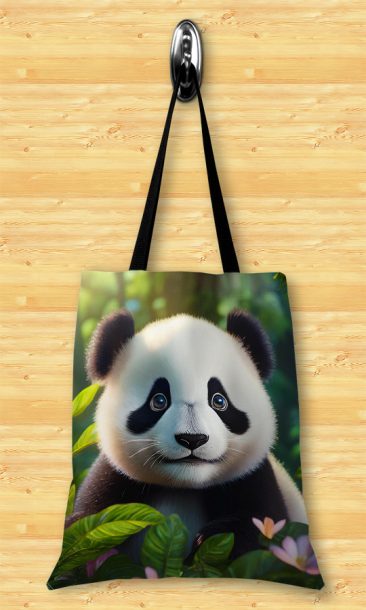 Torba zakupowa - Słodka Panda 1